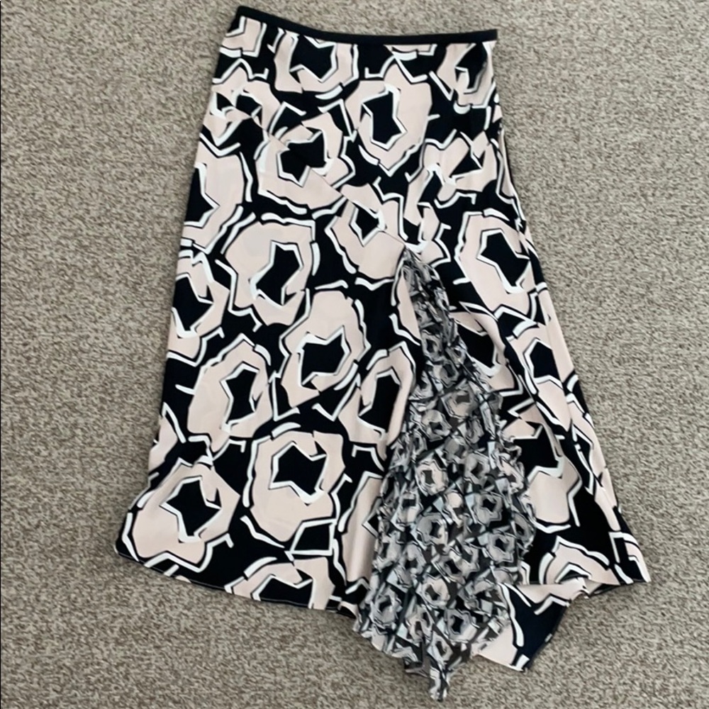 DVF silk skirt